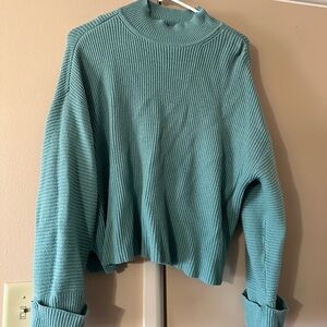 Worthington Seafoam Ribbed Sweater